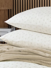 Helena Springfield Linen Leaf Sprig Cotton Rich Cover Set - Image 5 of 6