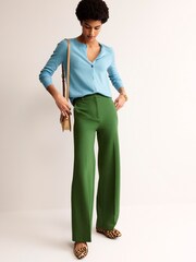 Boden Light Blue Eva Cashmere Crew Cardigan - Image 2 of 6