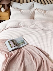Helena Springfield Pink Tranquil Check Cotton Rich Cover Set - Image 3 of 6
