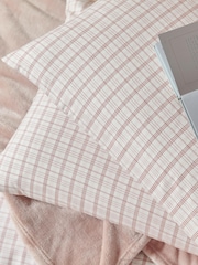 Helena Springfield Pink Tranquil Check Cotton Rich Cover Set - Image 4 of 6