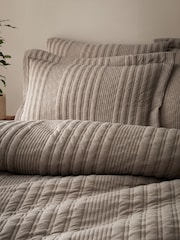 Lot de 2 taies d’oreiller Oxford rayées en jersey Tamba - Image 1 de 3