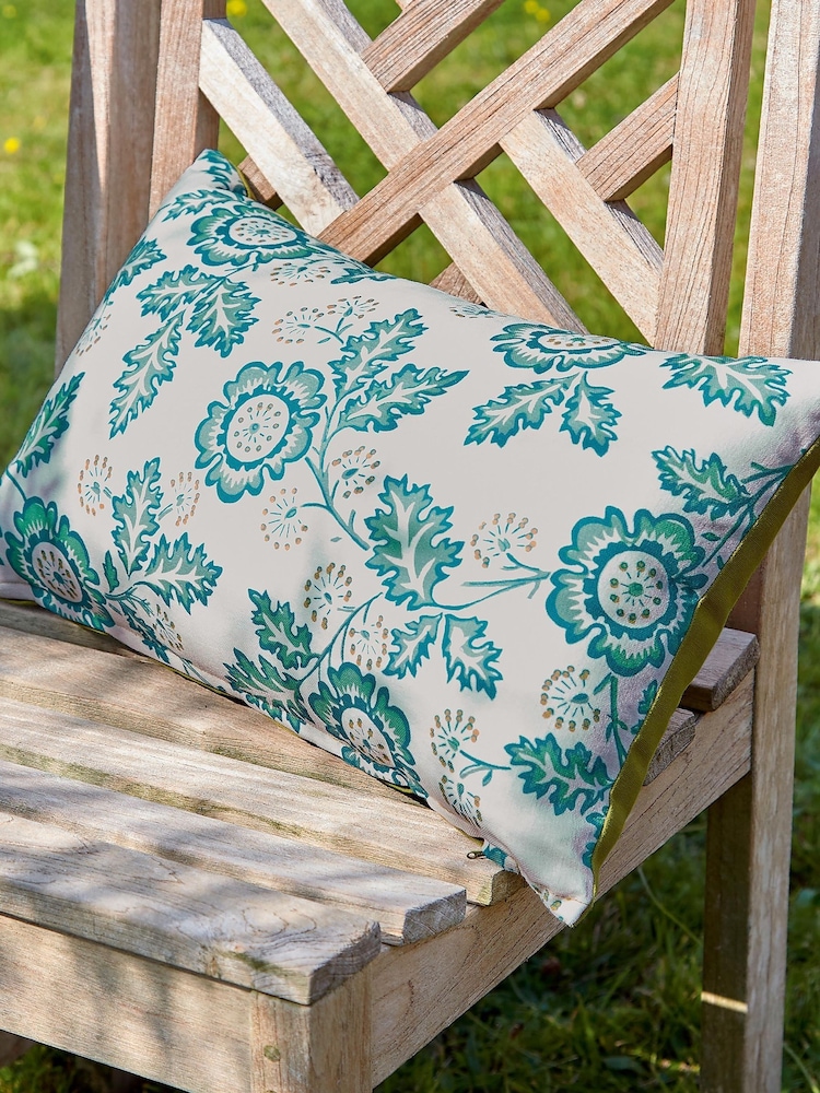 Land & Shore Green River Outdoor Cushion - Image 1 of 2