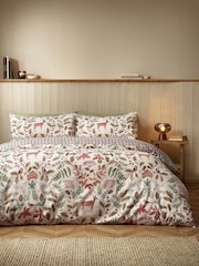 Catherine Lansfield Woodland Stag So Soft reverzibilna Navlaka za jorgan i set jastučnica - Slika 2 od 5