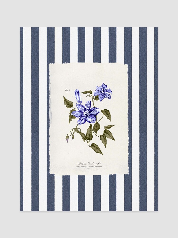Joules Clematis Climber Wood Mounted Framed Print Wall Art - Image 1 sur 4 Joules Clematis Climber Wood Mounted Framed Print Wall Art - Image 1 sur 4