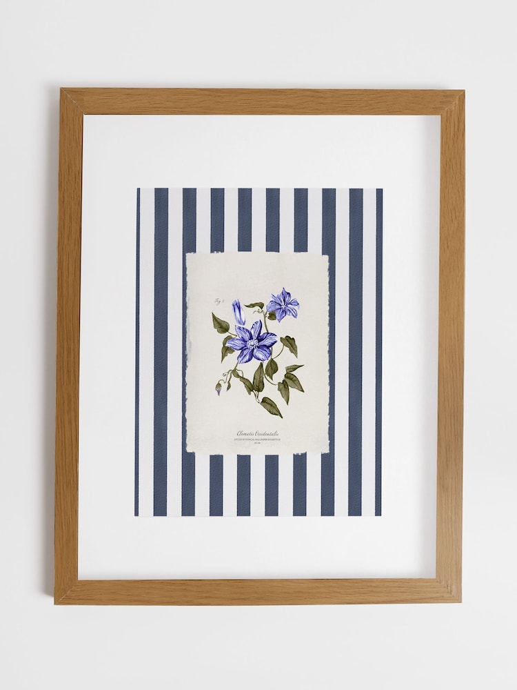 Joules Clematis Climber Wood Mounted Framed Print Wall Art - Image 2 sur 4 Joules Clematis Climber Wood Mounted Framed Print Wall Art - Image 2 sur 4