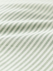 Helena Springfield Green Twill Stripe Cotton Rich Cover Set - Image 3 of 6