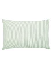Helena Springfield Green Twill Stripe Cotton Rich Cover Set - Image 5 of 6