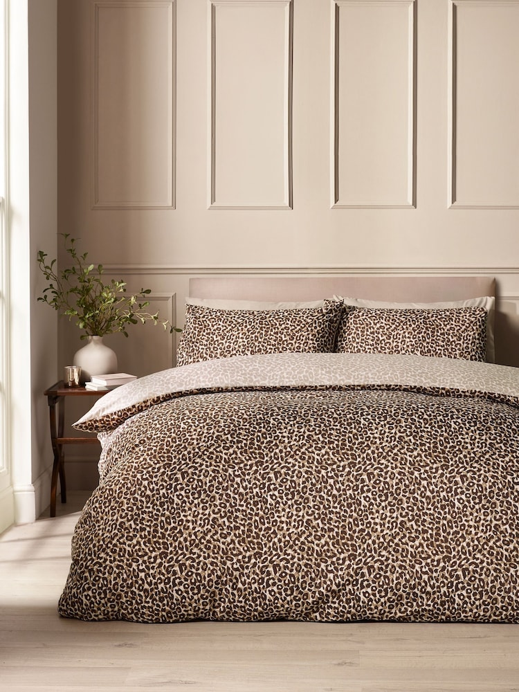 Catherine Lansfield Animal Print So Soft Reversible Duvet Cover and Pillowcase Set - Bild 1 von 4