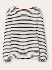 Boden Cream Supersoft Long Sleeve Top - Image 5 of 5