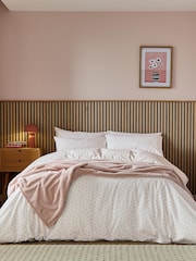 Helena Springfield Pink Leaf Sprig Cotton Rich Cover Set - Image 1 of 7