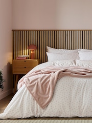 Helena Springfield Pink Leaf Sprig Cotton Rich Cover Set - Image 2 of 7