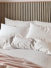 Helena Springfield Pink Leaf Sprig Cotton Rich Cover Set - Image 3 of 7