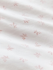Helena Springfield Pink Leaf Sprig Cotton Rich Cover Set - Image 7 of 7