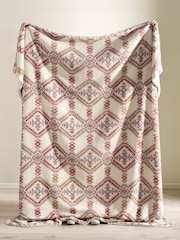 Catherine Lansfield Navajo Fleece, udobno šerpa, obrnuto ćebe - Slika 2 od 3