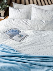 Helena Springfield Blue Leaf Sprig Cotton Rich Cover Set - Image 3 of 6