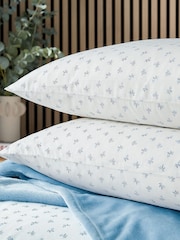 Helena Springfield Blue Leaf Sprig Cotton Rich Cover Set - Image 4 of 6