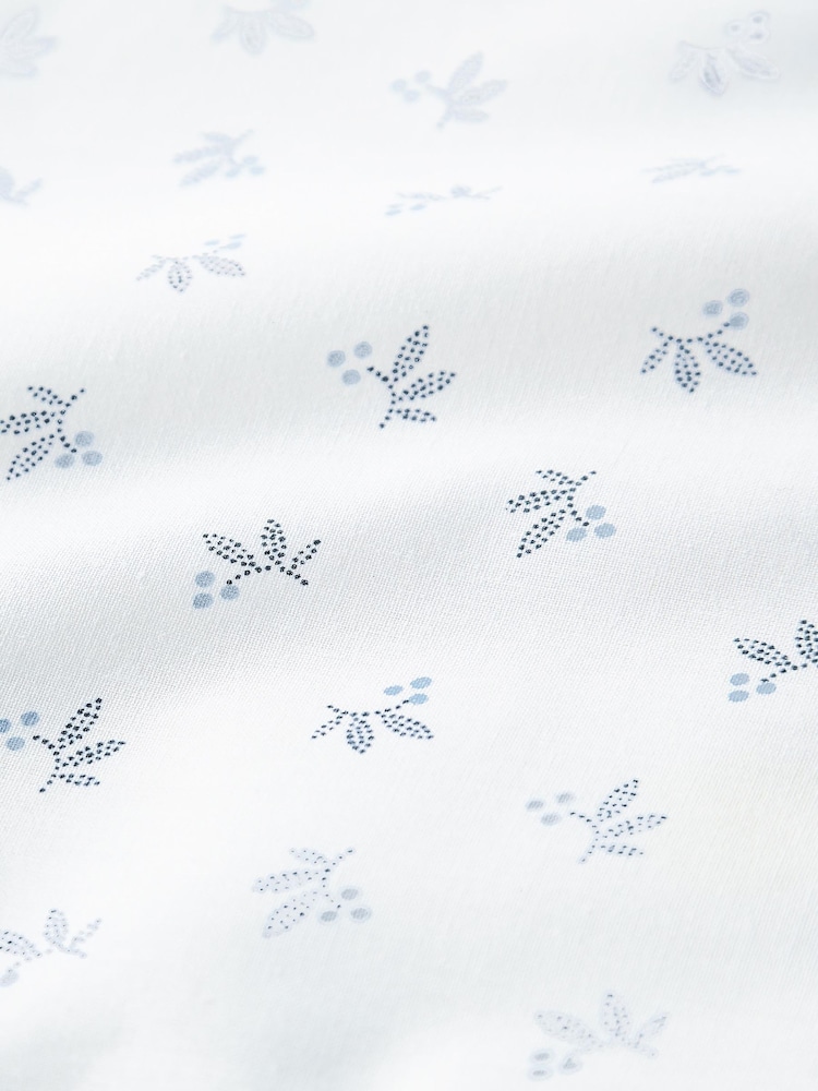 Helena Springfield Blue Leaf Sprig Cotton Rich Cover Set - Image 6 of 6 Helena Springfield Blue Leaf Sprig Cotton Rich Cover Set - Image 6 of 6