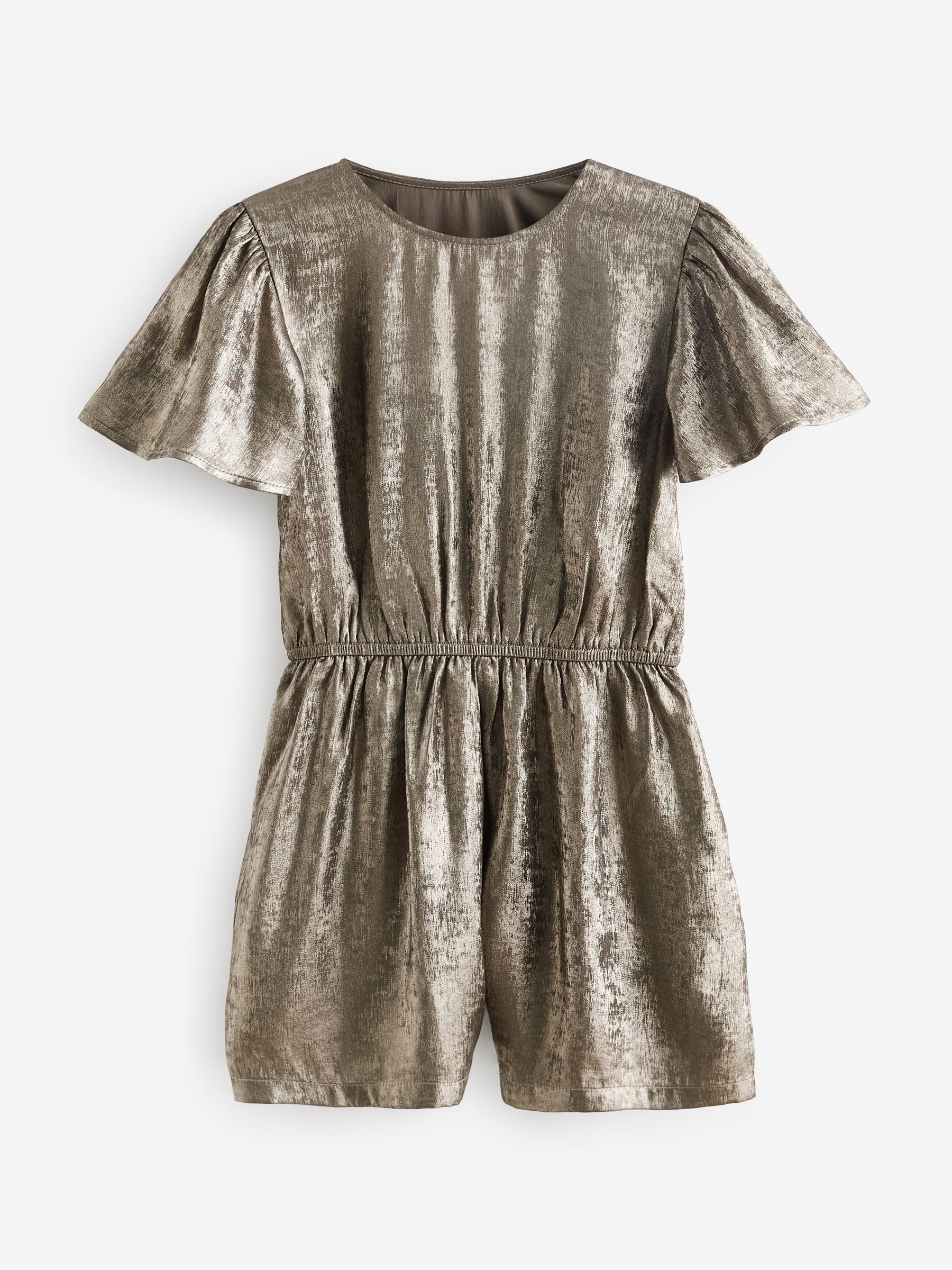 Metallic playsuit sales