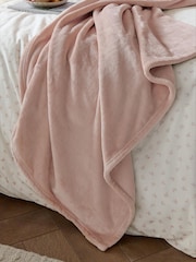 Helena Springfield Pink Snug Fleece Throw - Image 1 of 5