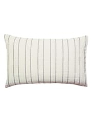 Helena Springfield Chocolate Waffle Stripe Cotton Rich Cover Set - Image 5 of 5