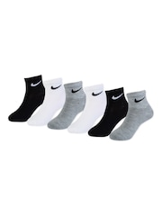 Nike Black Mid Socks 6 Pack Little Kids - Image 1 of 2