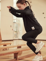 Black Sports Leggings (3-16yrs) - Image 2 of 4