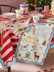 Eleanor Bowmer 2 Pack White Christmas Dear Santa Cotton Tea Towel - Image 2 of 2