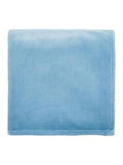 Helena Springfield Navy Snug Fleece Throw - Image 5 of 5