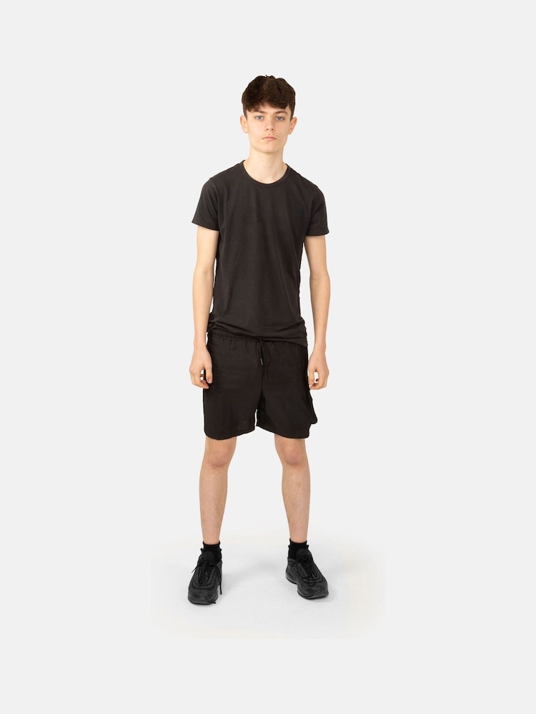 Hype. Boys Lightweight Pocket Black Shorts - Image 1 of 5