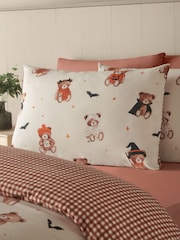 Parure de lit réversible Catherine Lansfield Scare Bears Housse de couette et taie d'oreiller Ensemble - Image 4 sur 5