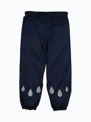 Frugi Blue Polyester Waterproof Trousers - Image 2 of 2