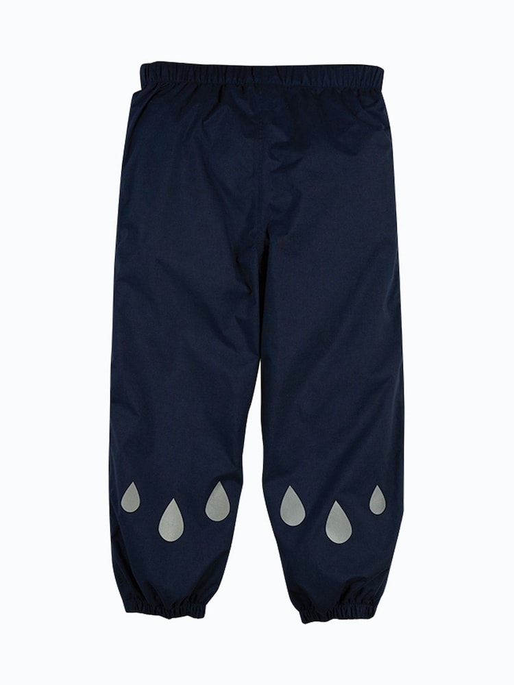 Frugi Blue Polyester Waterproof Trousers - Image 2 of 2