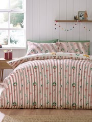 Catherine Lansfield Set mit Bett- und Kissenbezügen mit weihnachtlichem Capybara-Print - Bild 2 von 4