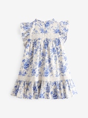 Laura Ashley Walled Garden Kleid mit Rüschenärmeln - Bild 12 von 14