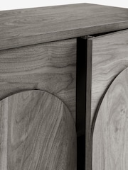 Dark Arches Mango Wood Effect Small Sideboard - Image 10 of 11
