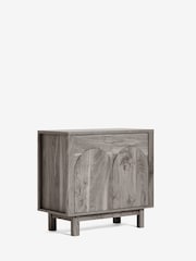Dark Arches Mango Wood Effect Small Sideboard - Image 8 of 11