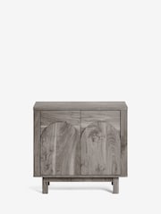 Dark Arches Mango Wood Effect Small Sideboard - Image 9 of 11