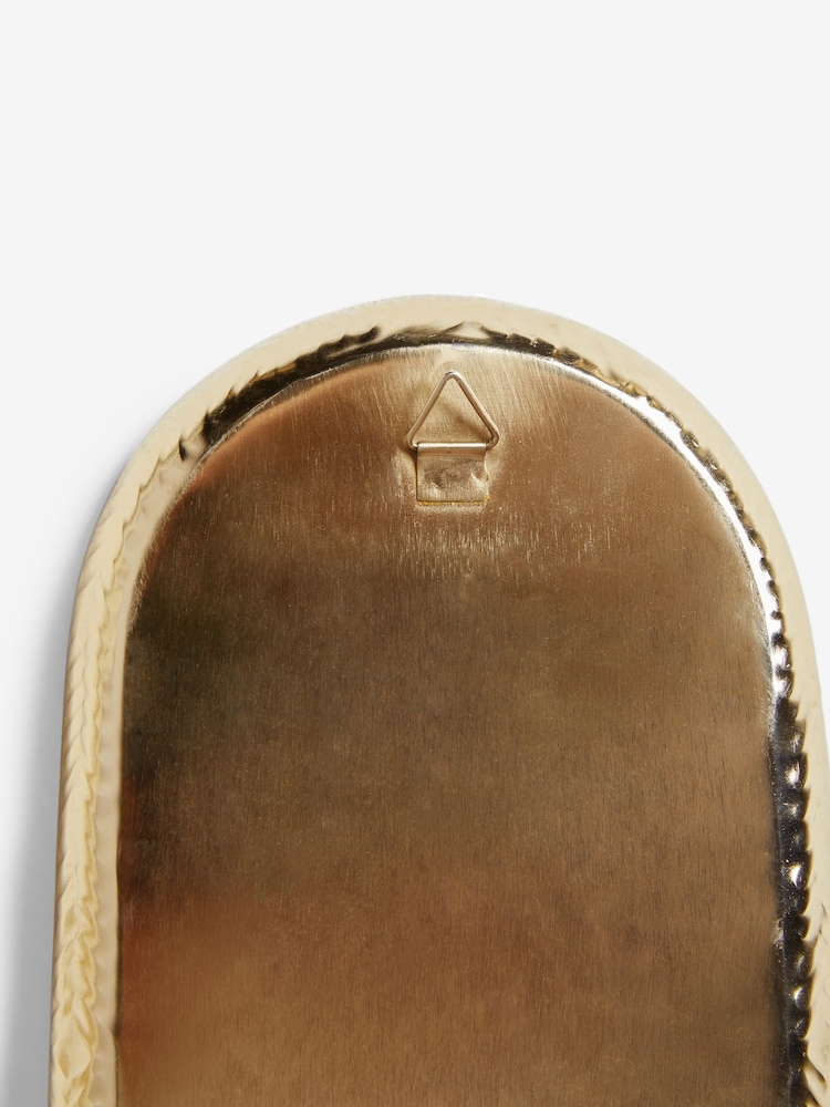 Gold Set of 3 Decorative Wall Mirrors - Image 4 of 4