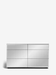 Mirror Sloane Glass Collection Luxe Chest of Drawers - Image 3 of 7