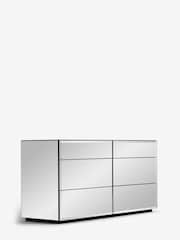Mirror Sloane Glass Collection Luxe Chest of Drawers - Image 5 of 7