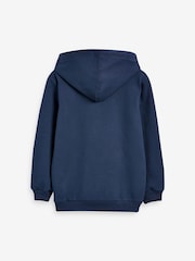 Levi's® Navy Blue Batwing Logo Hoodie - Image 4 of 5