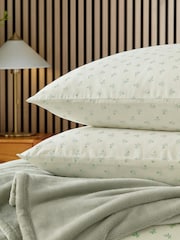 Helena Springfield Green Leaf Sprig Cotton Rich Cover Set - Image 5 of 7