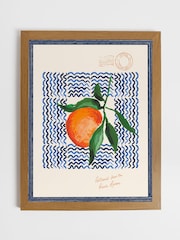 Joules Postcard from the French Riviera Wood Framed Print Wall Art - Bild 2 von 4