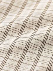 Helena Springfield Chocolate Tranquil Check Cotton Rich Cover Set - Image 5 of 6
