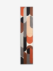 Black & White Washable Retro Shapes Runner - Image 5 of 5