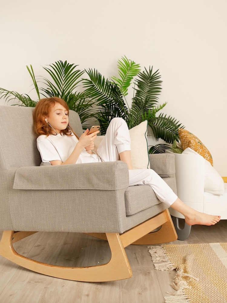 Gaia Baby Dove Dove Serena Rocking Nursing Chair - Image 1 of 6