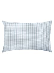 Helena Springfield Blue Tranquil Check Cotton Rich Cover Set - Image 5 of 6