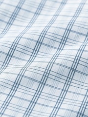 Helena Springfield Blue Tranquil Check Cotton Rich Cover Set - Image 6 of 6