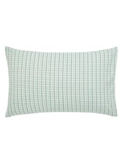 Helena Springfield Green Tranquil Check Cotton Rich Cover Set - Image 6 of 7