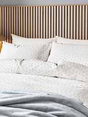 Helena Springfield Grey Leaf Sprig Cotton Rich Cover Set - Image 2 of 6